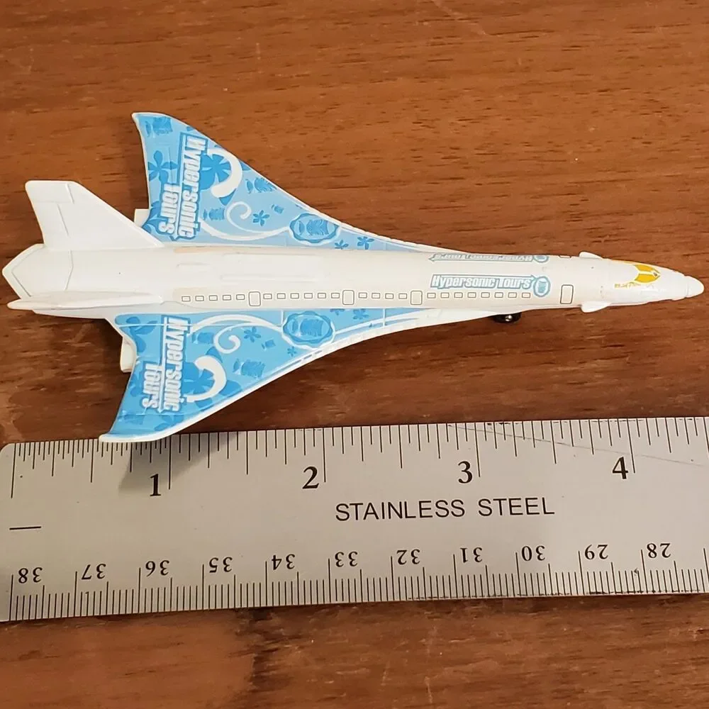 Vintage Matchbox Skybusters Die-cast Concorde Supersonic Jet Hypersonic Tours
